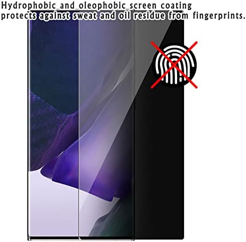 מגן מסך פרטיות של Vaxson, התואם ל- Dell Latitude 7000 7420 2 ב -1 14 מדבקת מגני סרטים נגד ריגול [זכוכית